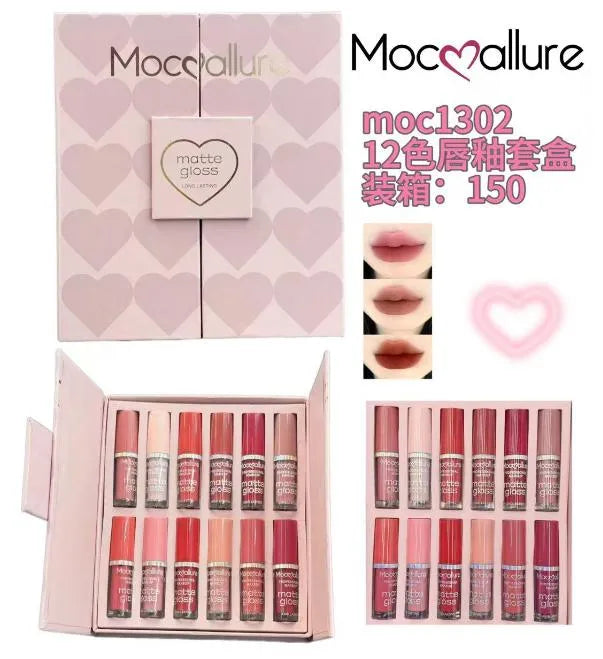 Mocallure Matte Mini Lip gloss - Pack of 12