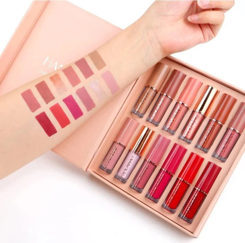 Handaiyan 12ps Matte Lip gloss pack.