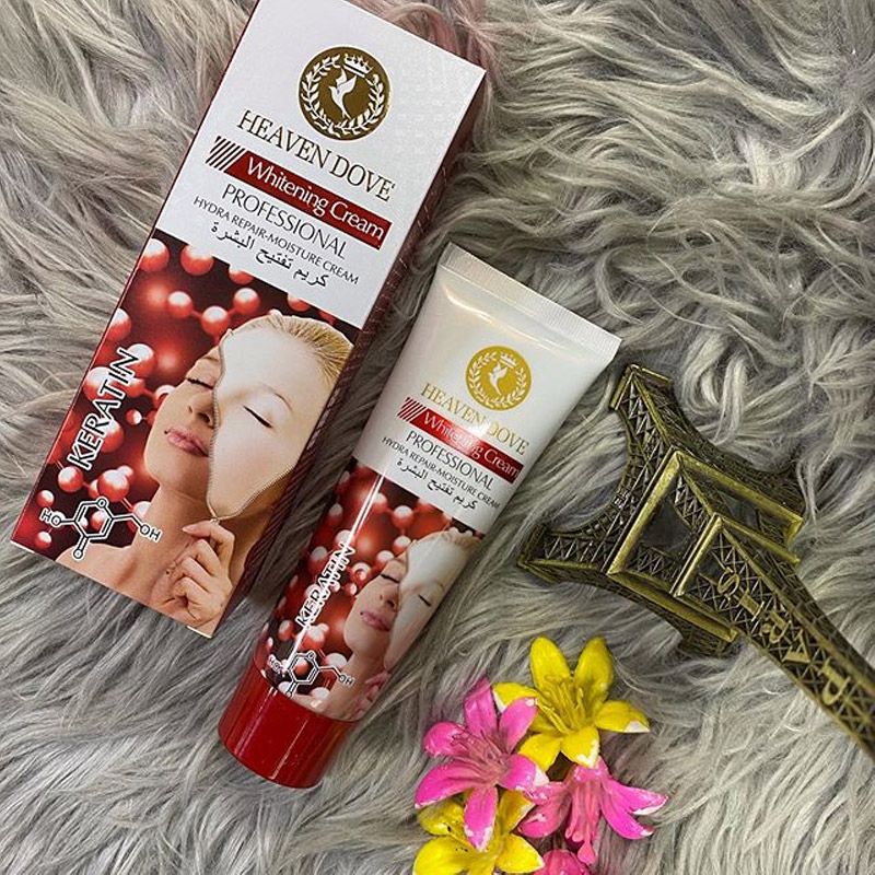 Heavon Dove Whitening Cream = KERATIN