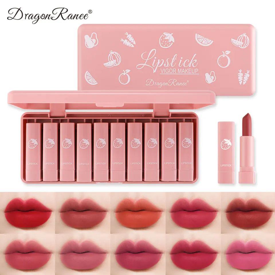 Dragon Ranee Matte lipstick 10ps pack.