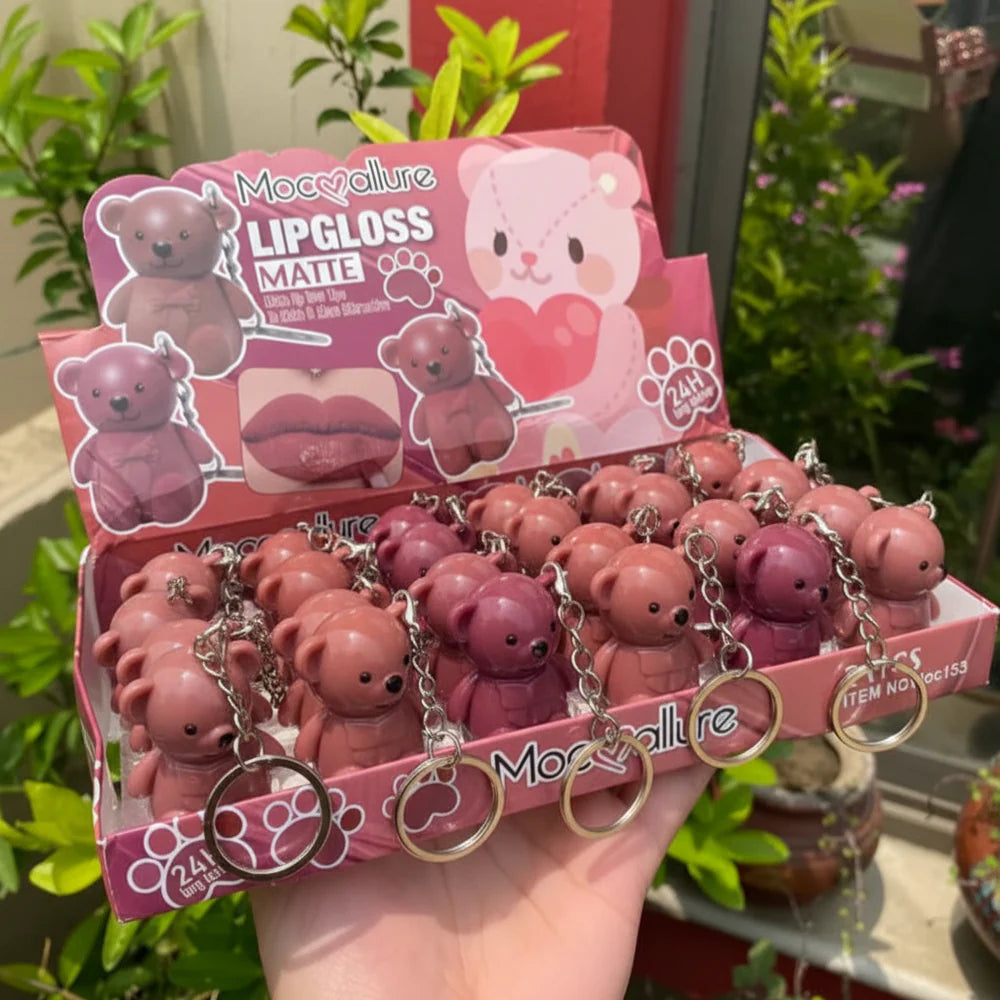 Mocallure Teddy Bear Matte Lip Gloss
