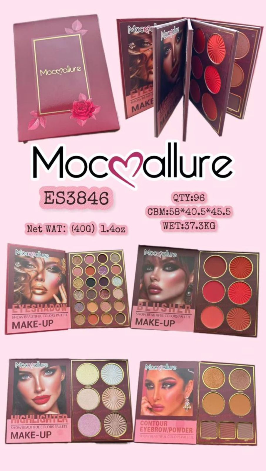 Mocallure 4 in 1 Book Palette