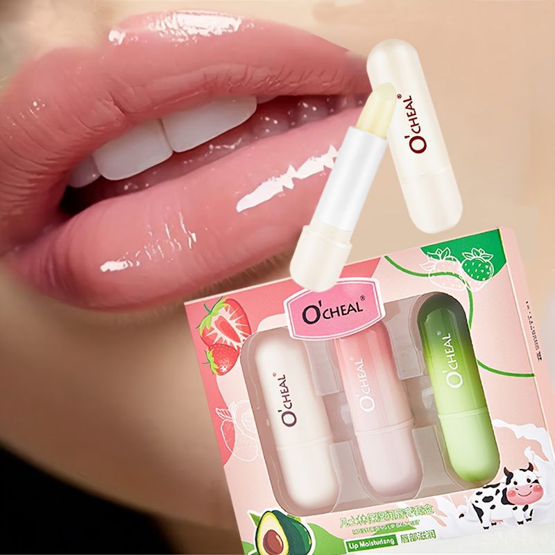 O’cheal Lip Moisturizing Lip Balm - Pack of 3