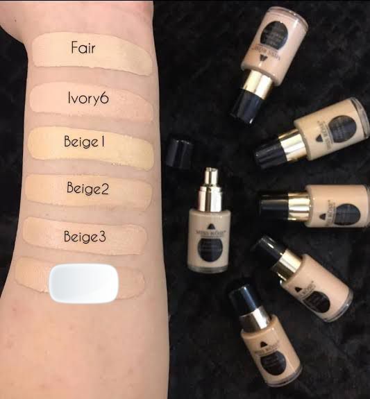 Miss Rose Water Proof Full Coverage Foundation
