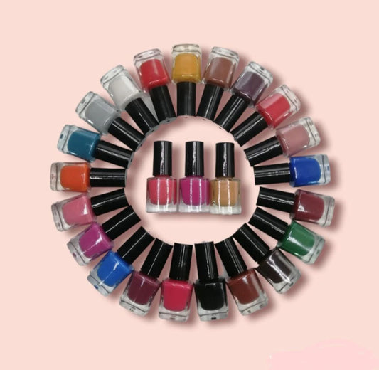 24 Pcs Peeloff Nail Paint