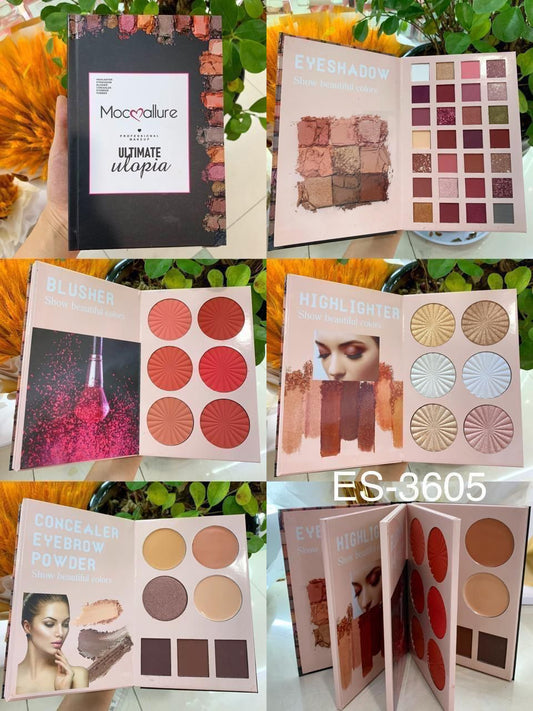 Mocallure 4 Fold Makeup Book palette