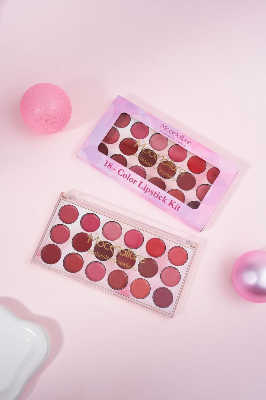 Mocallure 18 Color Lipstick Kit