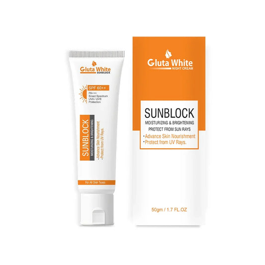 Gluta White Sunblock - SPF 60++